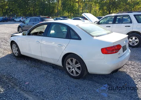 2010 Audi A4 2.0T Premium из США, поврежденный, VIN WAUBFAFL0AN037582